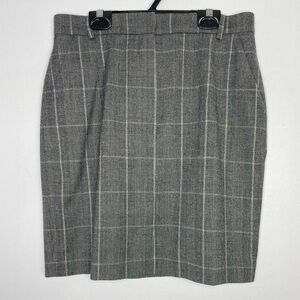 Judith & Charles classic wool plaid mini skirt